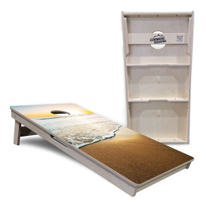 Beach Sunset Cornhole Boards - Professional Tournament Series Cornhole Solutions