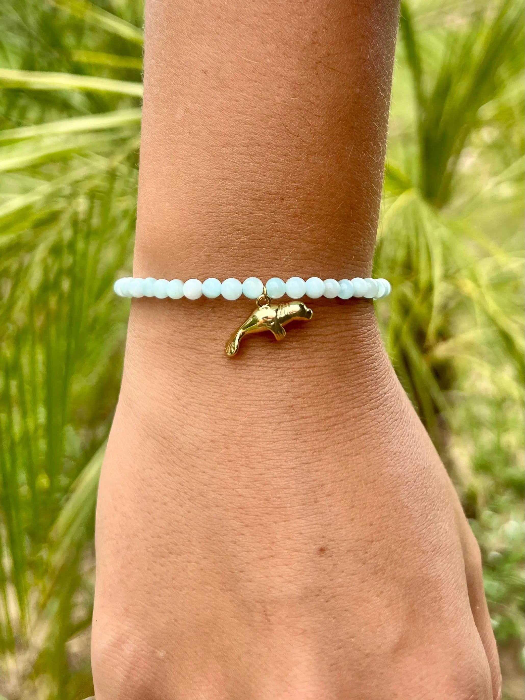 Beaded Manatee Bracelet HALT
