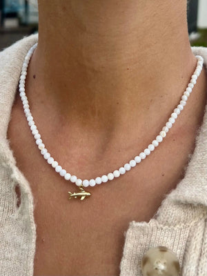 Beaded Shark Necklace HALT