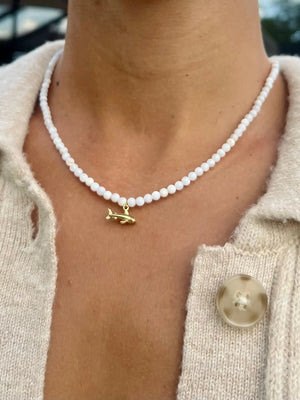 Beaded Shark Necklace HALT