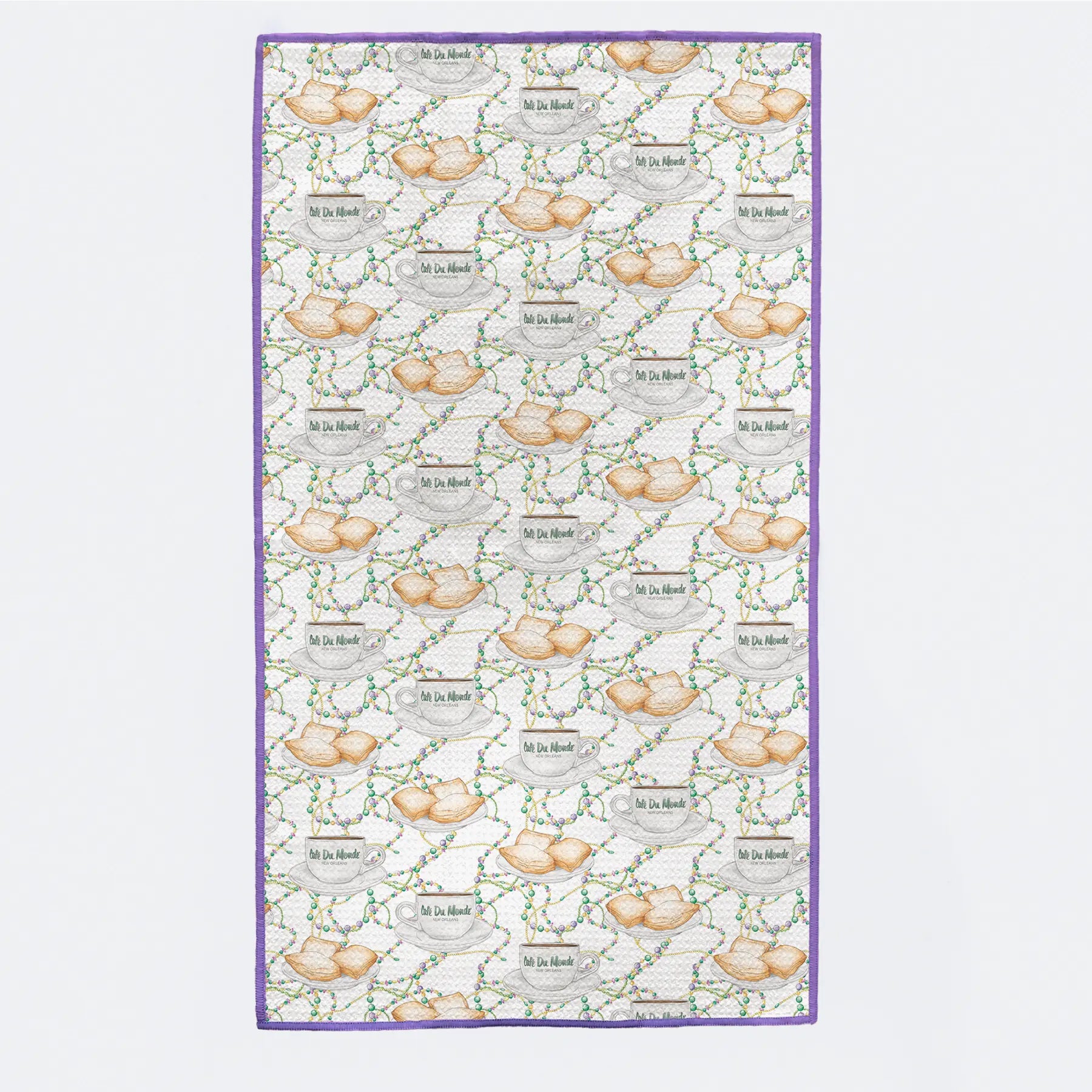 Beads & Beignets Kitchen Towel Nola Tawk