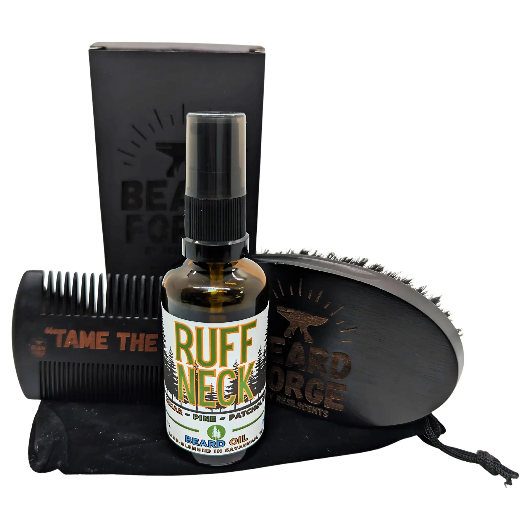 Beard Forge™ Premium Grooming Set | Refined. Rugged. Resilient. by ResilScents, shaving kits main product photo
