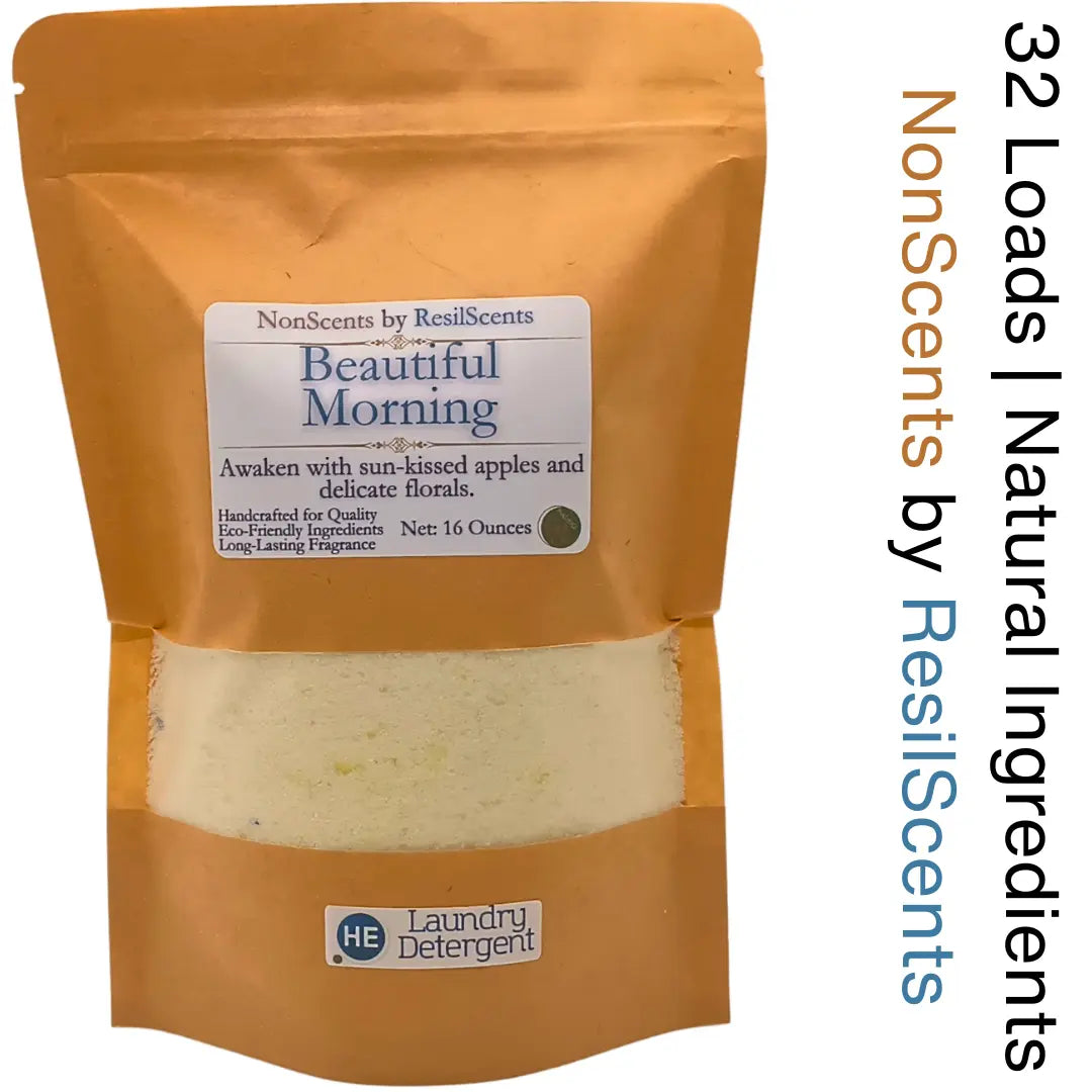 Beautiful Morning™ Laundry Detergent | Fresh Fruity Floral Clean – ResilScents™ by ResilScents, scented candle detail photo 2