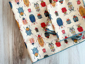 Beetle Cloth Napkins, set of four by Dot and Army, cloth napkins main product photo