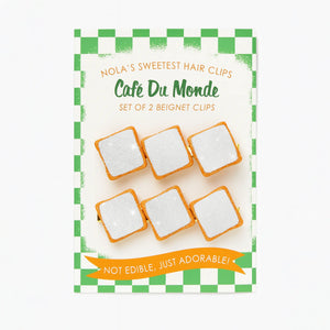 Beignet Hair Clips, Set of 2 Nola Tawk