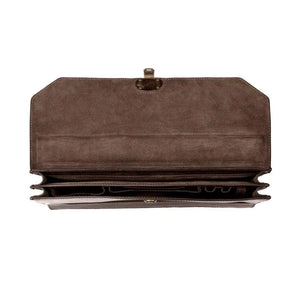 Benjamin Leather Briefcase by Mission Mercantile Leather Goods, Southern food gift detail photo 16