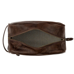 Benjamin Leather Toiletry Wash Bag by Mission Mercantile Leather Goods, Southern food gift detail photo 12