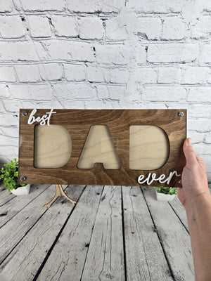 Best Dad Ever Picture Frame EverLee Creations