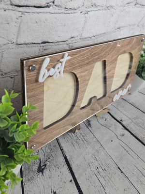 Best Dad Ever Picture Frame EverLee Creations