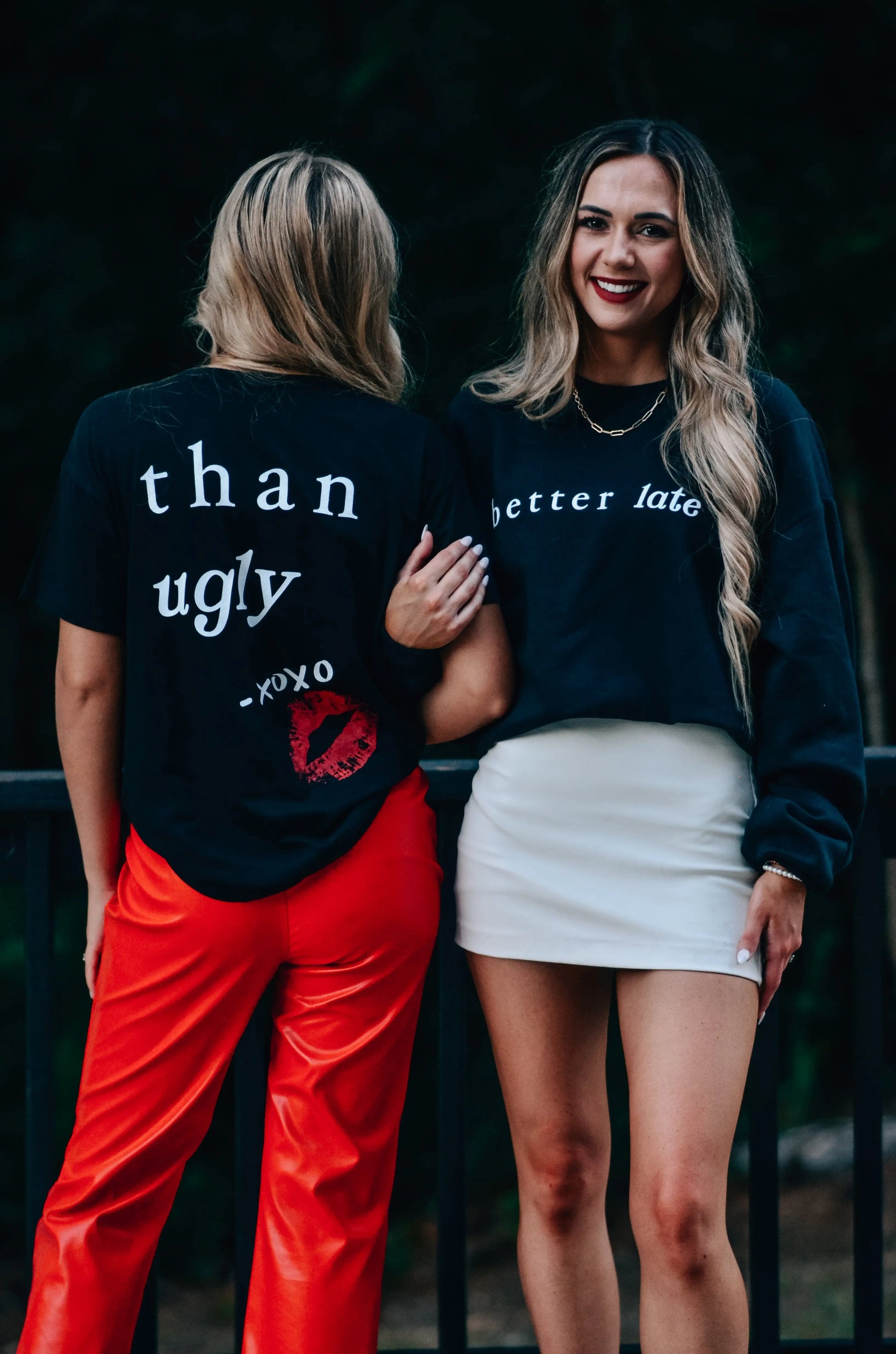 Better Late Than Ugly Sweatshirt Southern Bliss Company