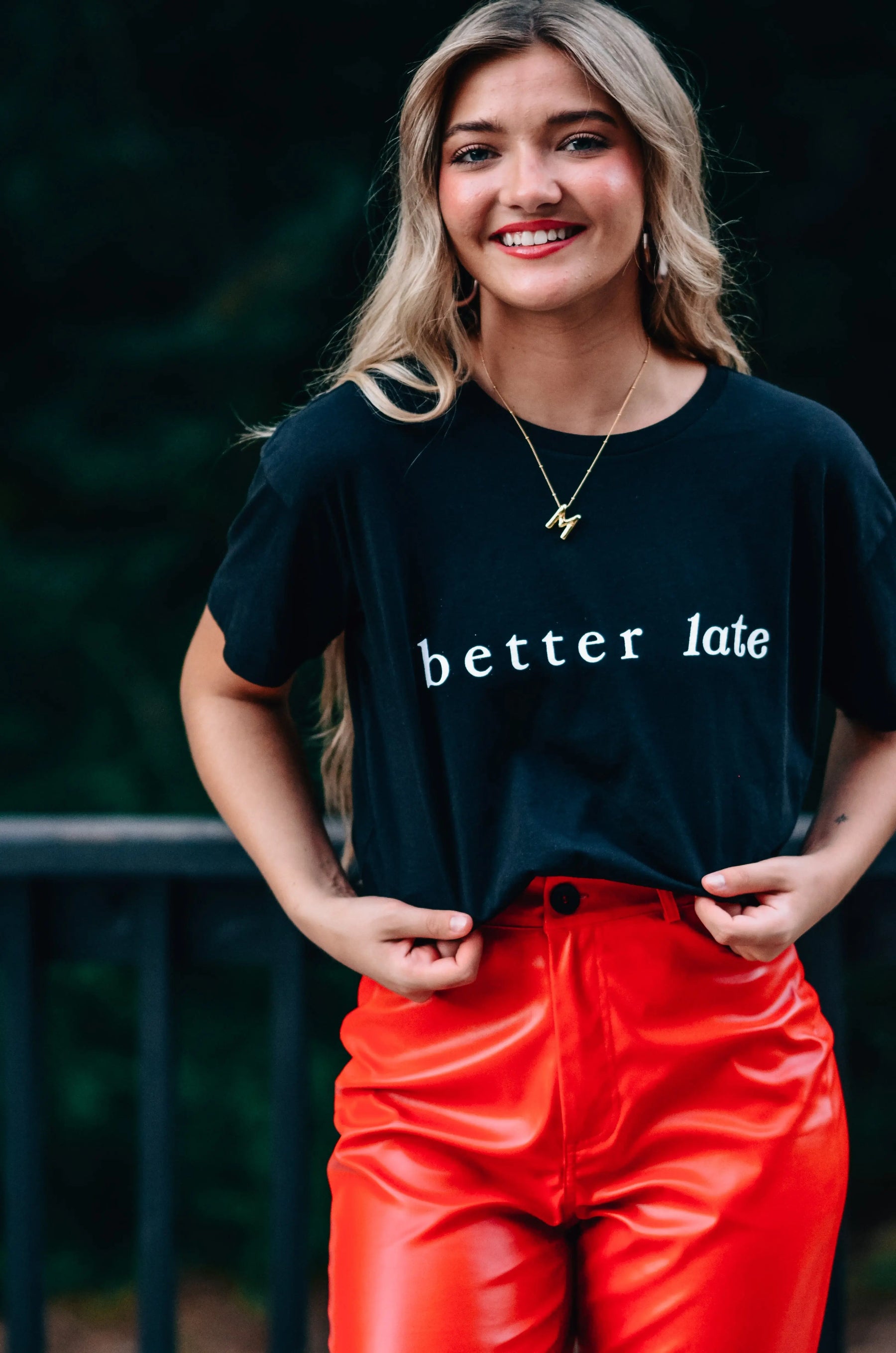 Better Late Than Ugly Vintage Tee by Southern Bliss Company, Southern lifestyle apparel detail photo 5
