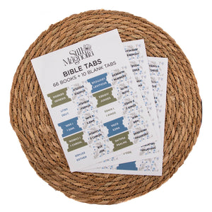 Bible Tabs - Wildflower Whisper Pattern