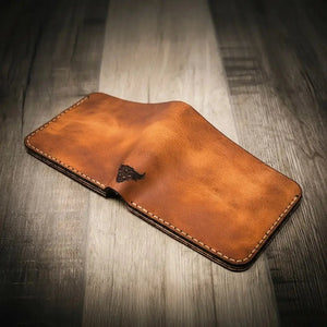 Big Bend Bifold Wallet by Bull Sheath Leather, handmade leather goods detail photo 14