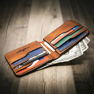 Big Bend Bifold Wallet by Bull Sheath Leather, handmade leather goods detail photo 15