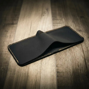 Big Bend Bifold Wallet by Bull Sheath Leather, handmade leather goods detail photo 17