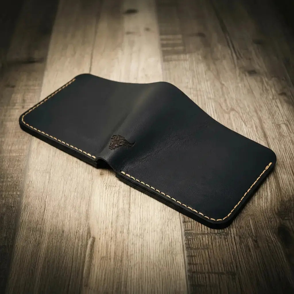 Big Bend Bifold Wallet by Bull Sheath Leather, handmade leather goods detail photo 18