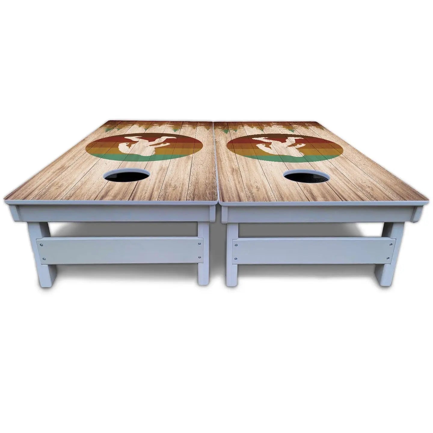 Bigfoot Circle Cornhole Boards - All Weather Series
