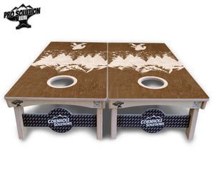 Bigfoot Mountain Scene Cornhole Boards - Pro Solution Elite Series Cornhole Solutions