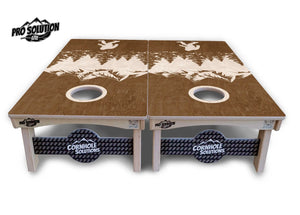 Bigfoot Mountain Scene Cornhole Boards - Pro Solution Lite Series Cornhole Solutions