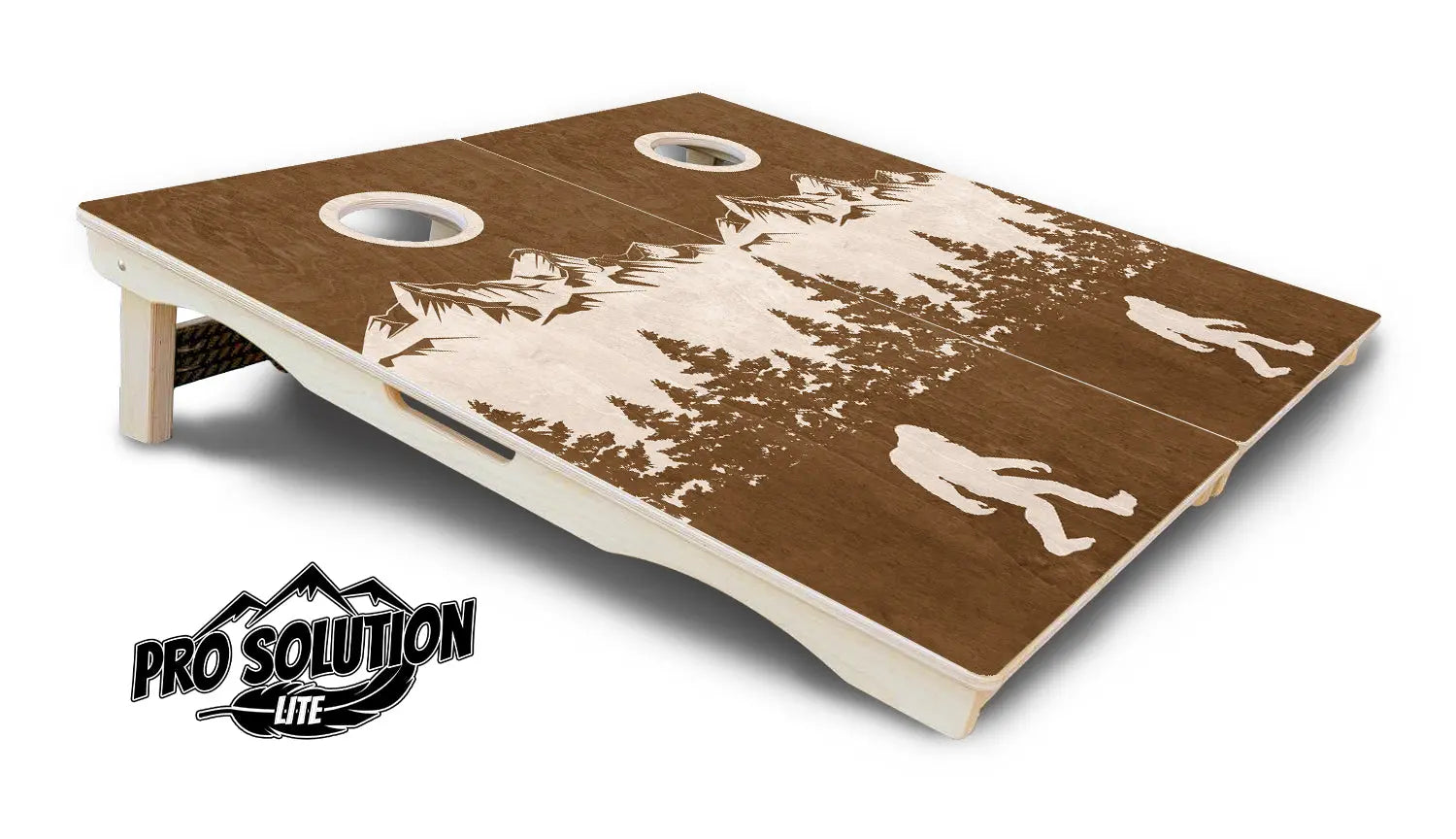Bigfoot Mountain Scene Cornhole Boards - Pro Solution Lite Series Cornhole Solutions