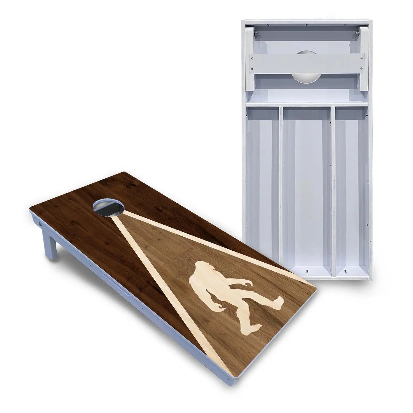 Bigfoot Triangle Cornhole Boards - All Weather Series by Cornhole Solutions, custom cornhole board detail photo 2
