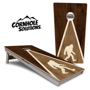 Bigfoot Triangle Cornhole Boards - Professional Tournament Series by Cornhole Solutions, custom cornhole board main product photo