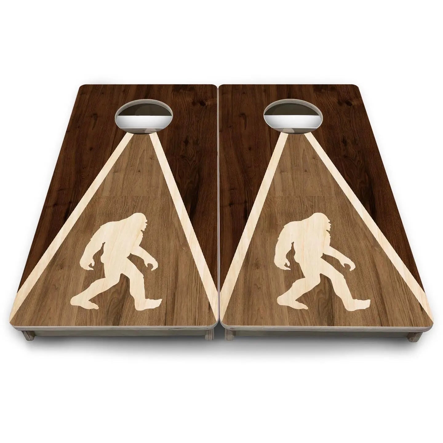 Bigfoot Triangle - Mini or Vacation Size Boards by Cornhole Solutions, custom cornhole board detail photo 7