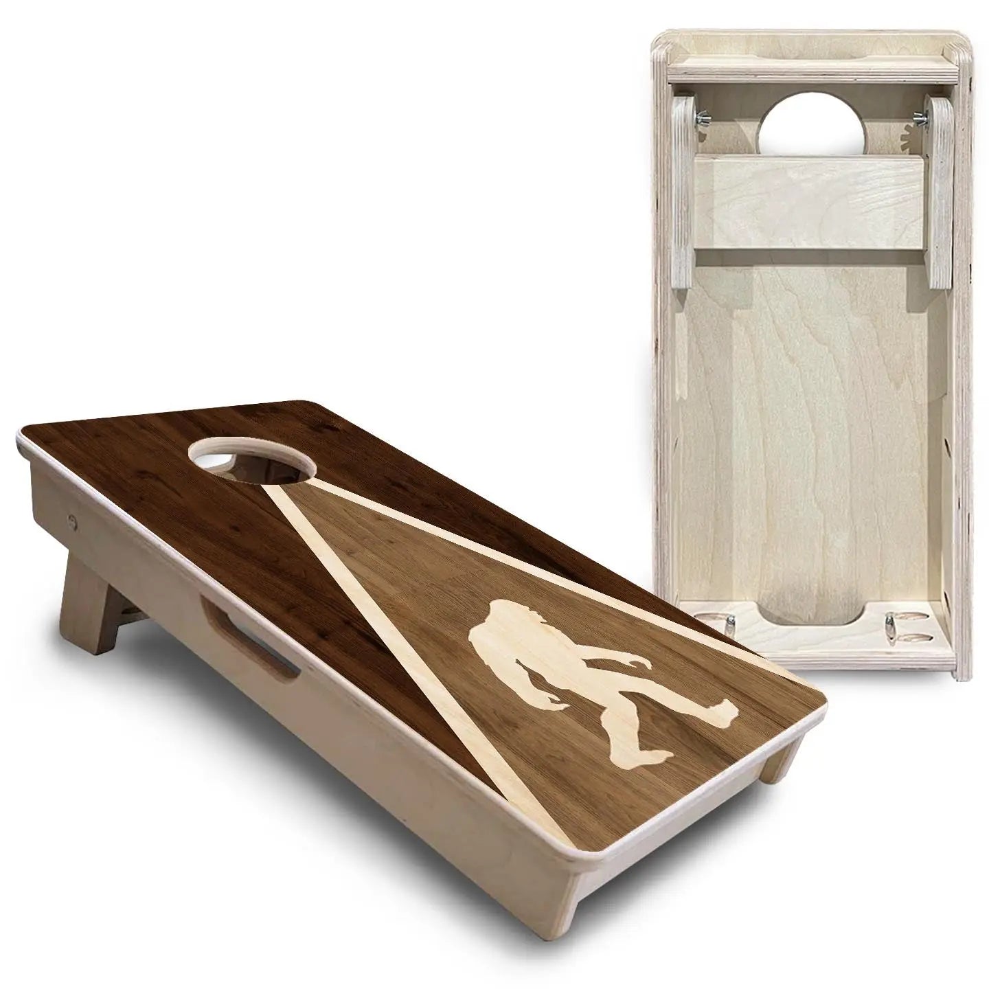 Bigfoot Triangle - Mini or Vacation Size Boards by Cornhole Solutions, custom cornhole board detail photo 9
