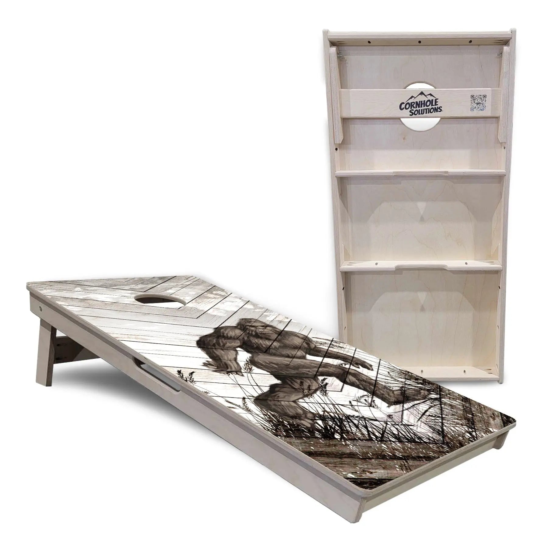 Bigfoot Whitewash Cornhole Boards - Professional Tournament Series