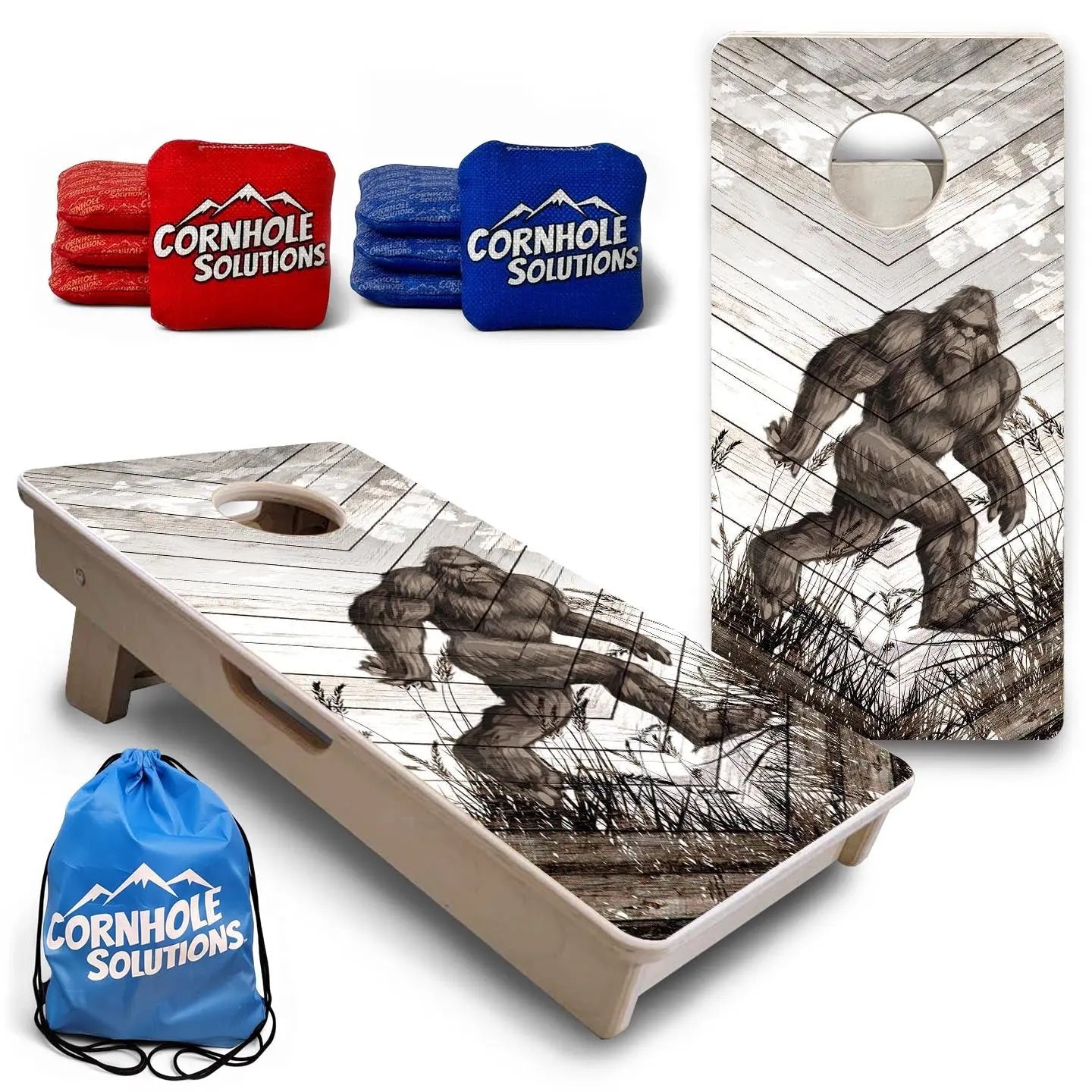 Bigfoot Whitewash - Mini and Vacation Size Boards Cornhole Solutions