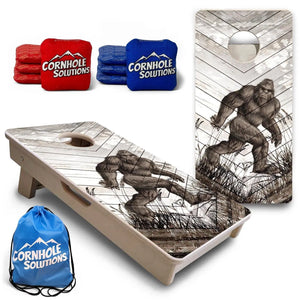 Bigfoot Whitewash - Mini and Vacation Size Boards Cornhole Solutions