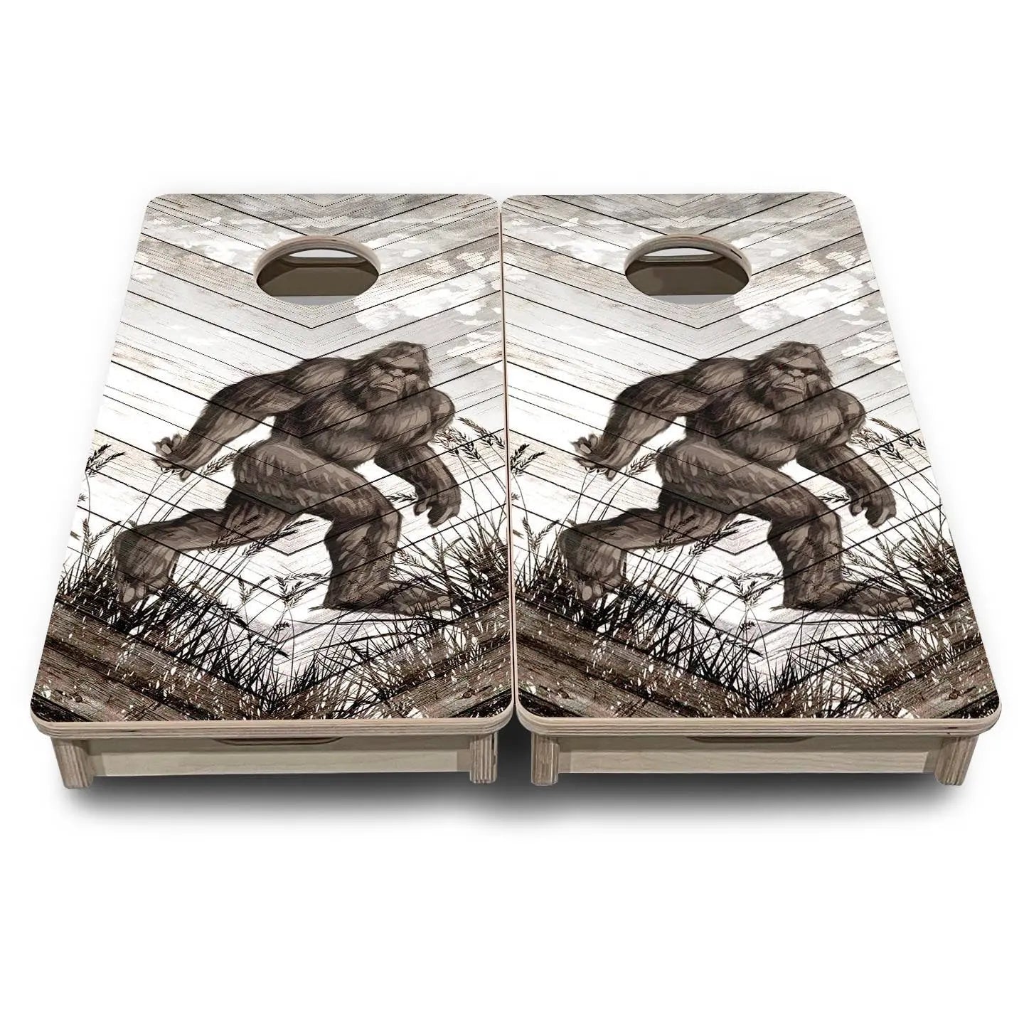 Bigfoot Whitewash - Mini and Vacation Size Boards Cornhole Solutions
