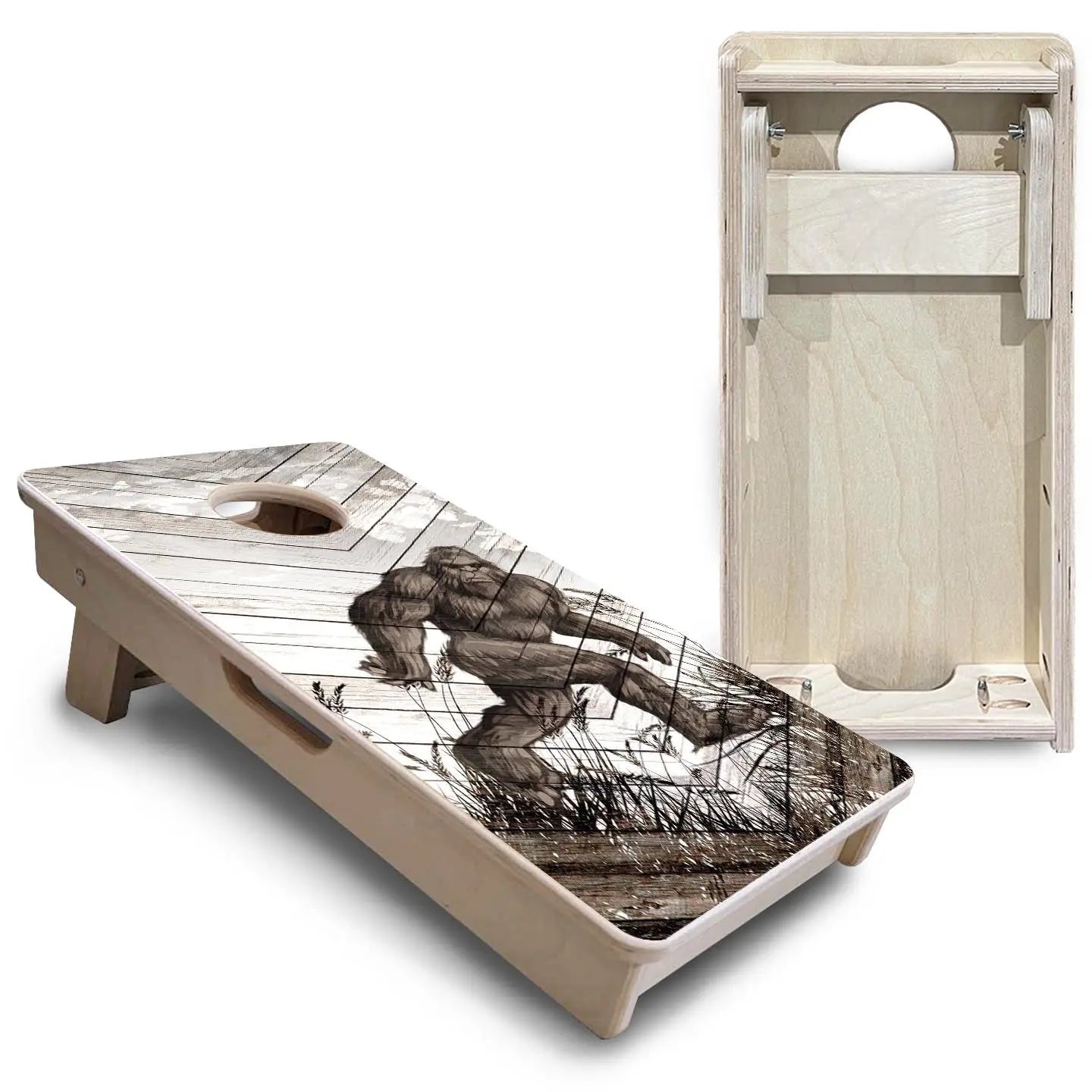 Bigfoot Whitewash - Mini and Vacation Size Boards Cornhole Solutions