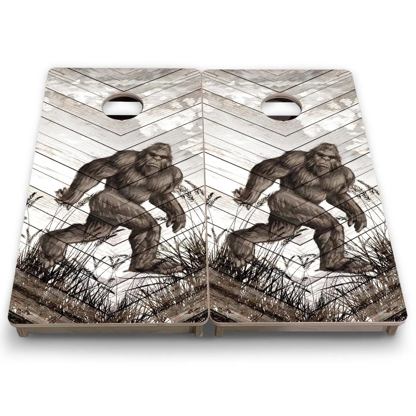 Bigfoot Whitewash - Mini and Vacation Size Boards Cornhole Solutions