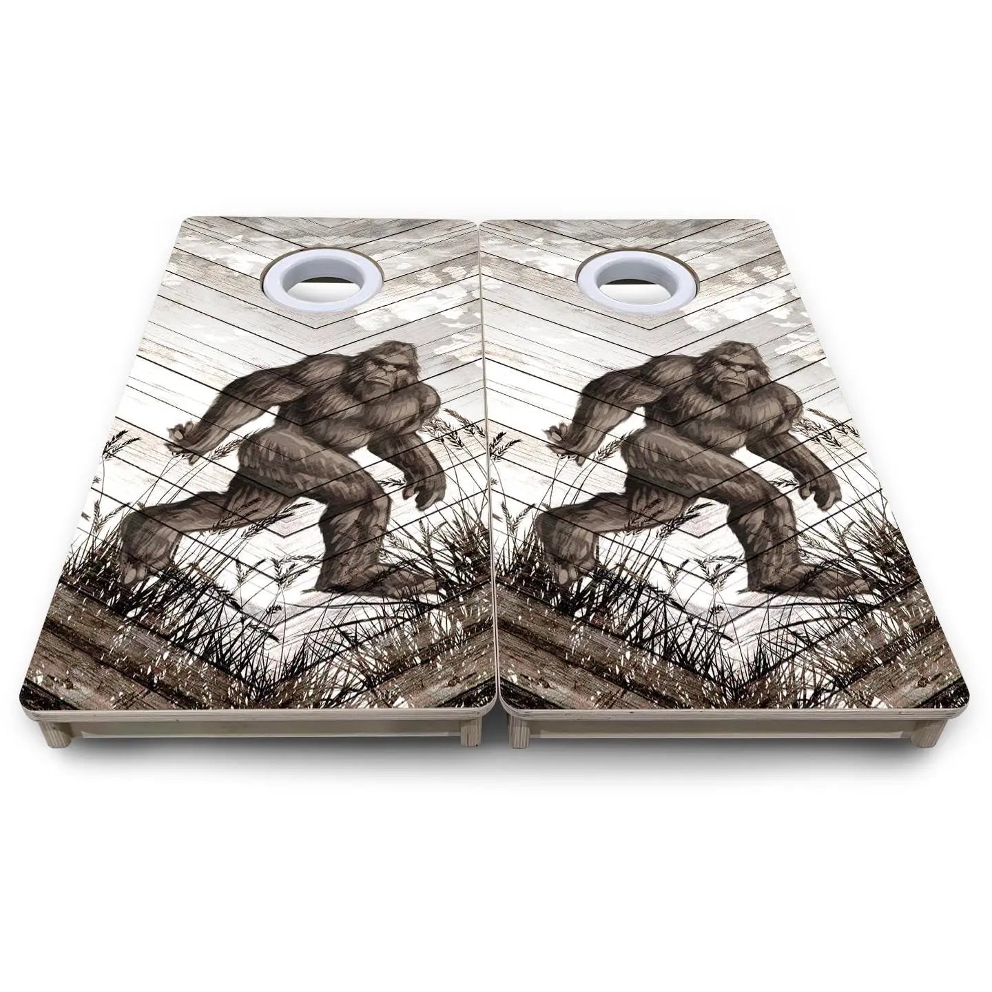 Bigfoot Whitewash - Mini and Vacation Size Boards Cornhole Solutions