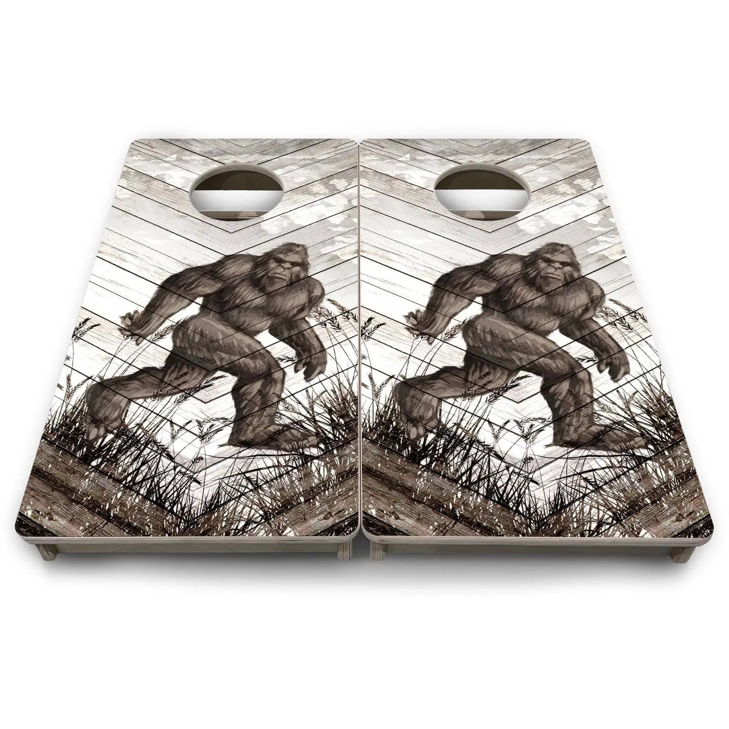 Bigfoot Whitewash - Mini and Vacation Size Boards Cornhole Solutions