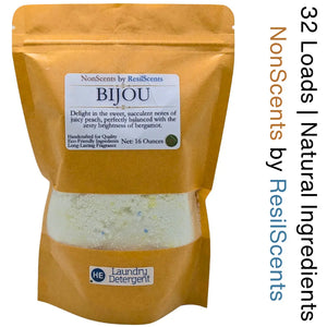 Bijou™ Laundry Detergent | Sparkling Citrus Floral Clean – ResilScents™ by ResilScents, scented candle detail photo 2