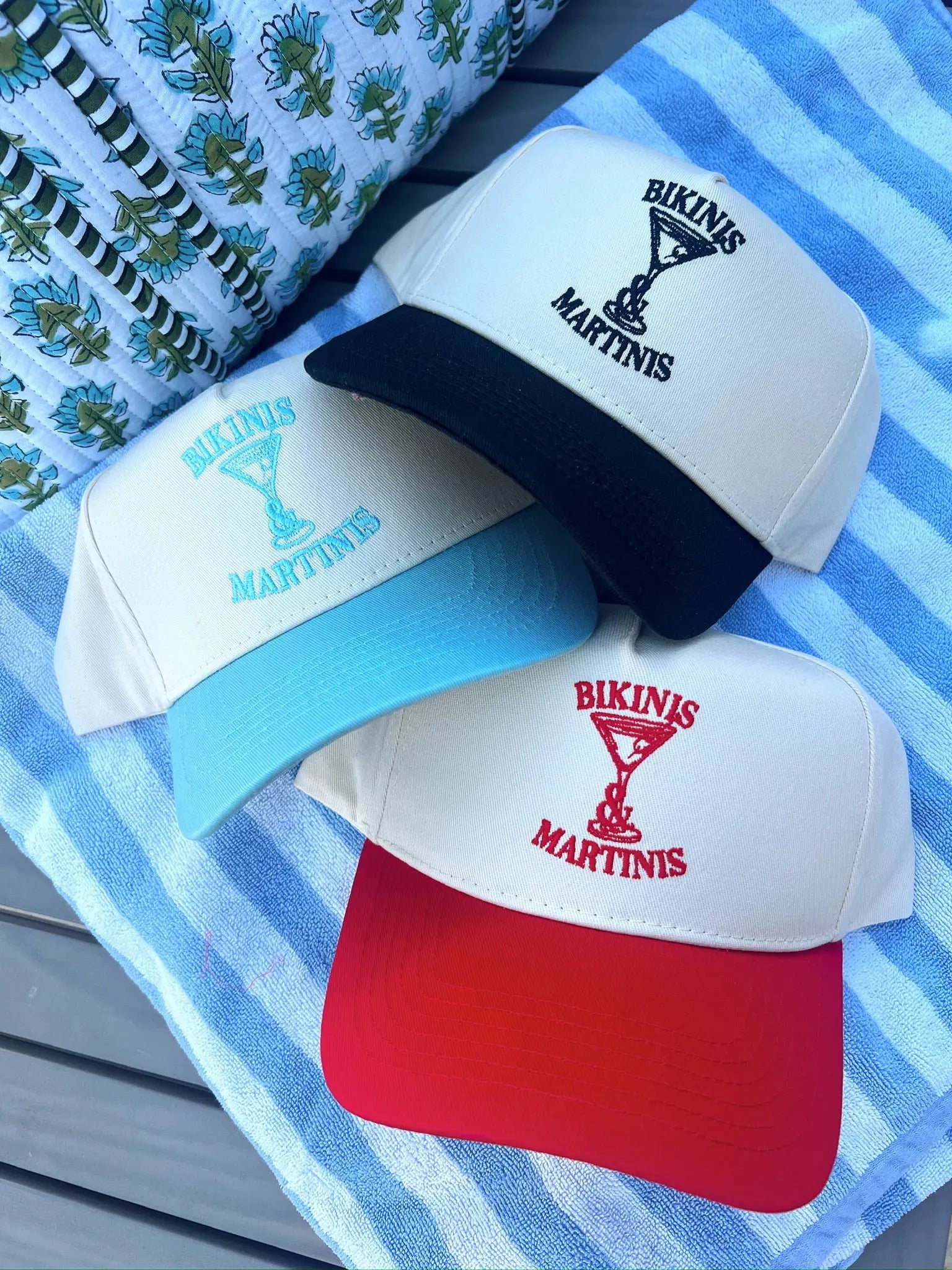 Bikinis & Martinis Vintage Trucker Hat KenzKustomz