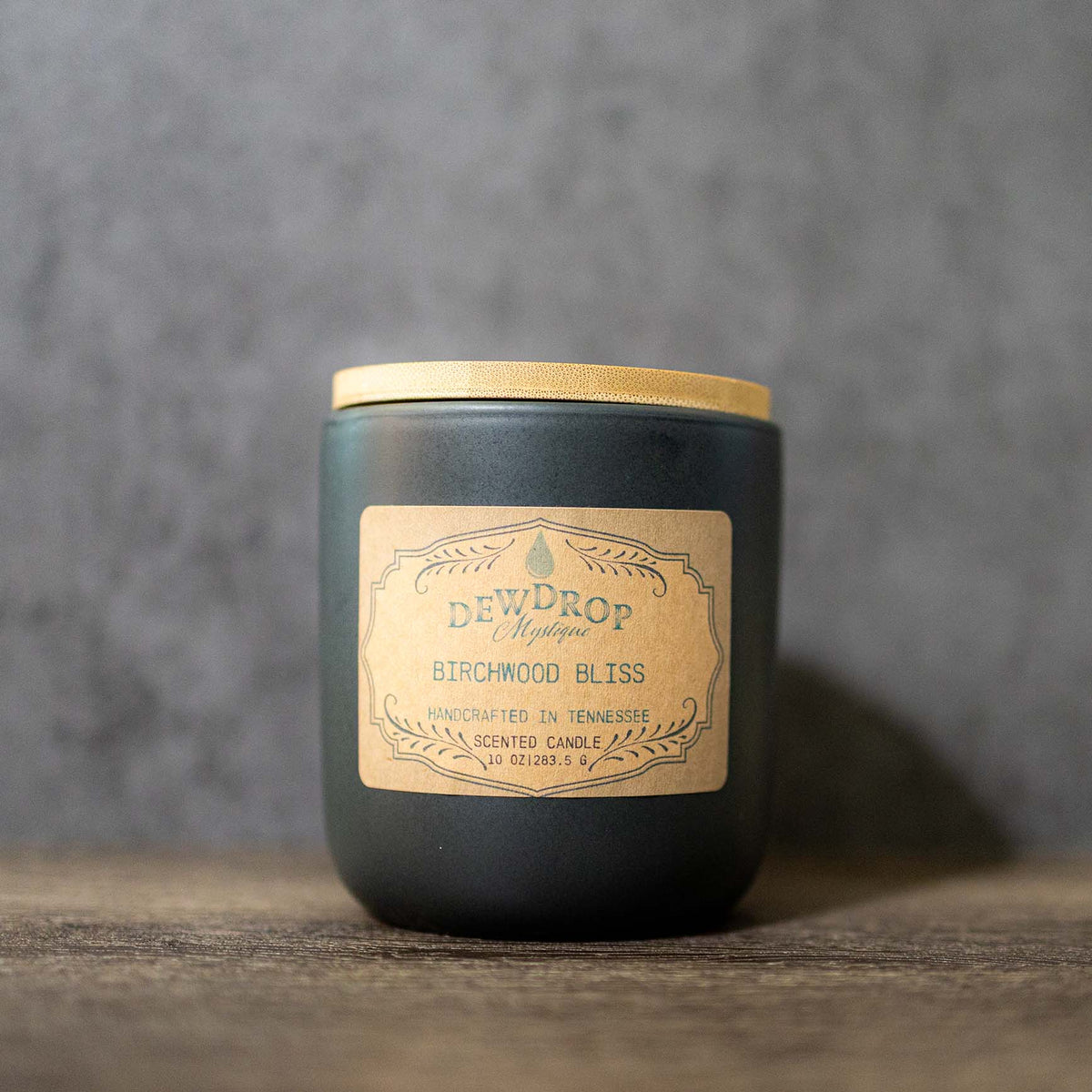 Birchwood Bliss 10oz Candle by Dewdrop Mystique, view 2
