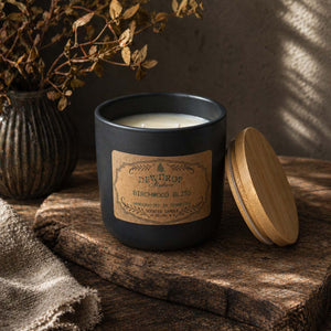 Birchwood Bliss 10oz Candle by Dewdrop Mystique, hand-poured candle