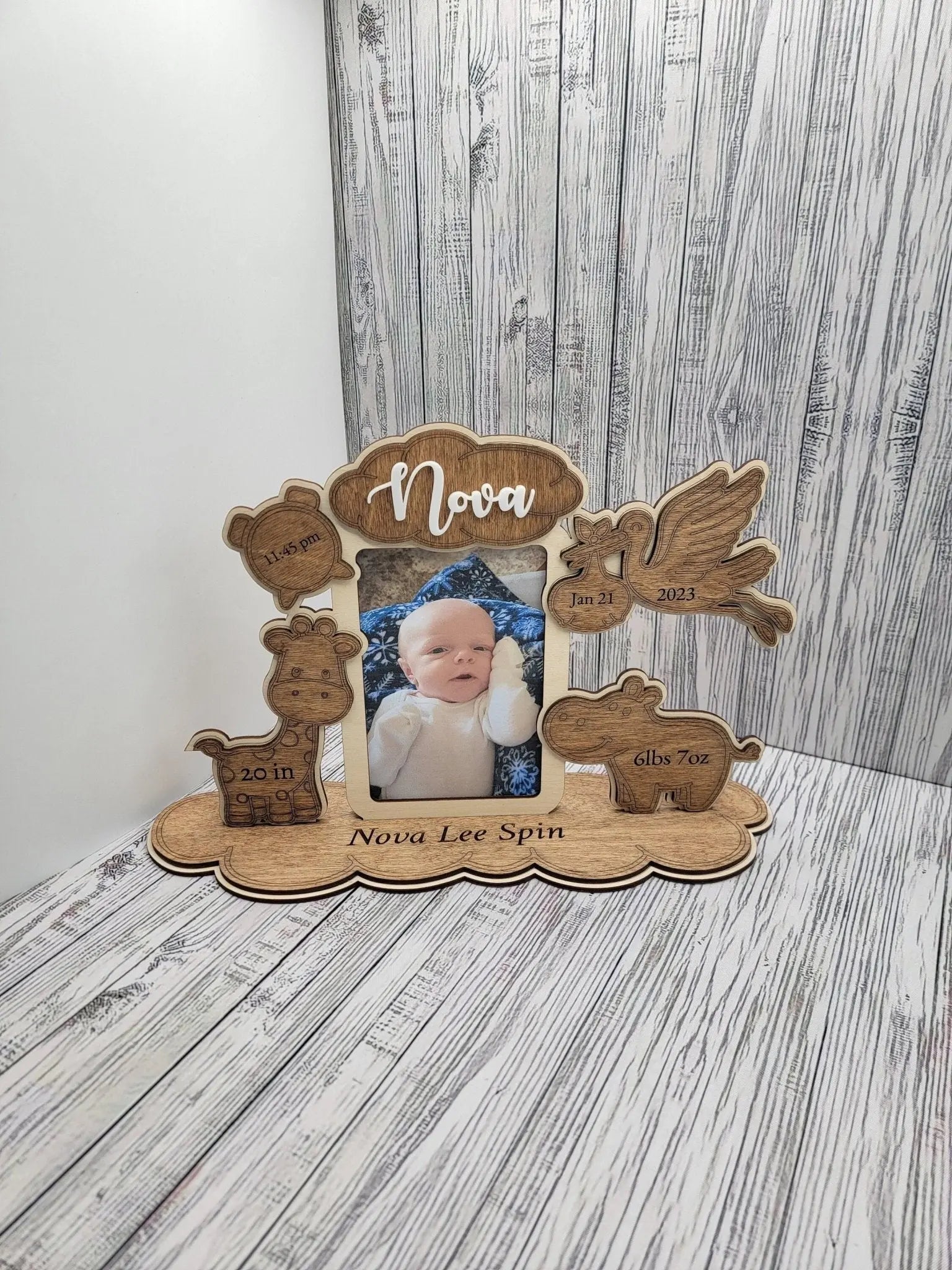 Birth Announcement Frame EverLee Creations