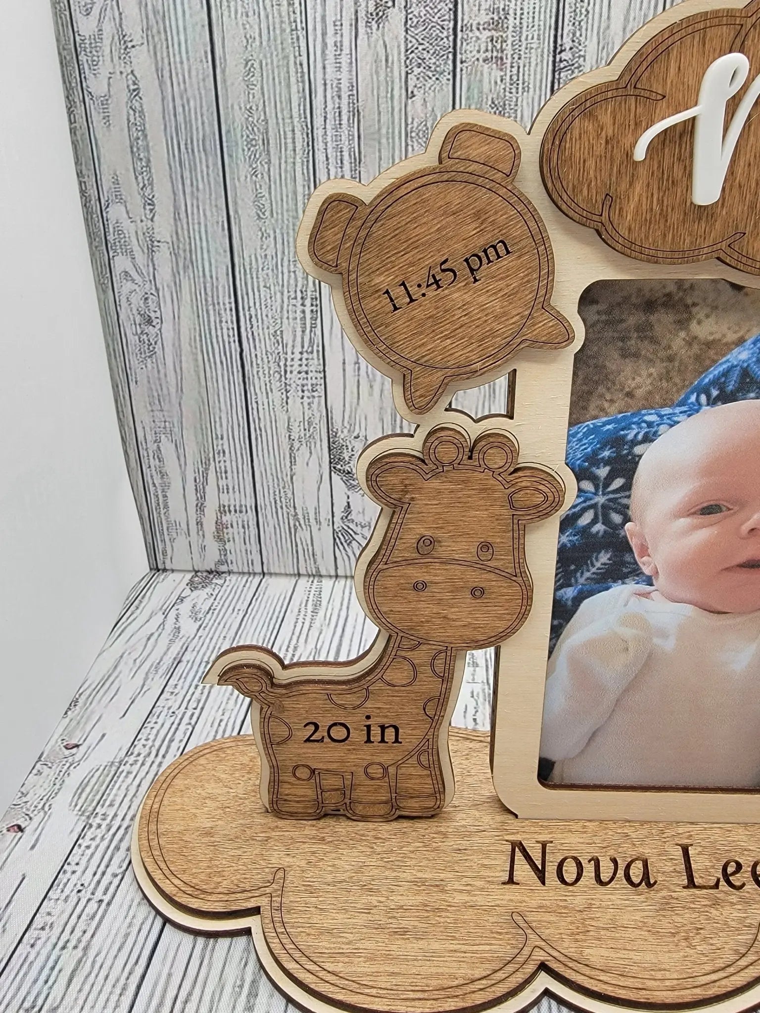 Birth Announcement Frame EverLee Creations