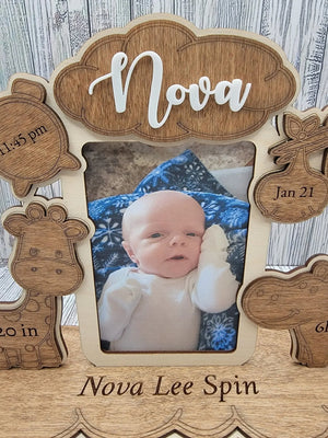 Birth Announcement Frame EverLee Creations