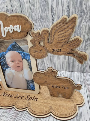 Birth Announcement Frame EverLee Creations