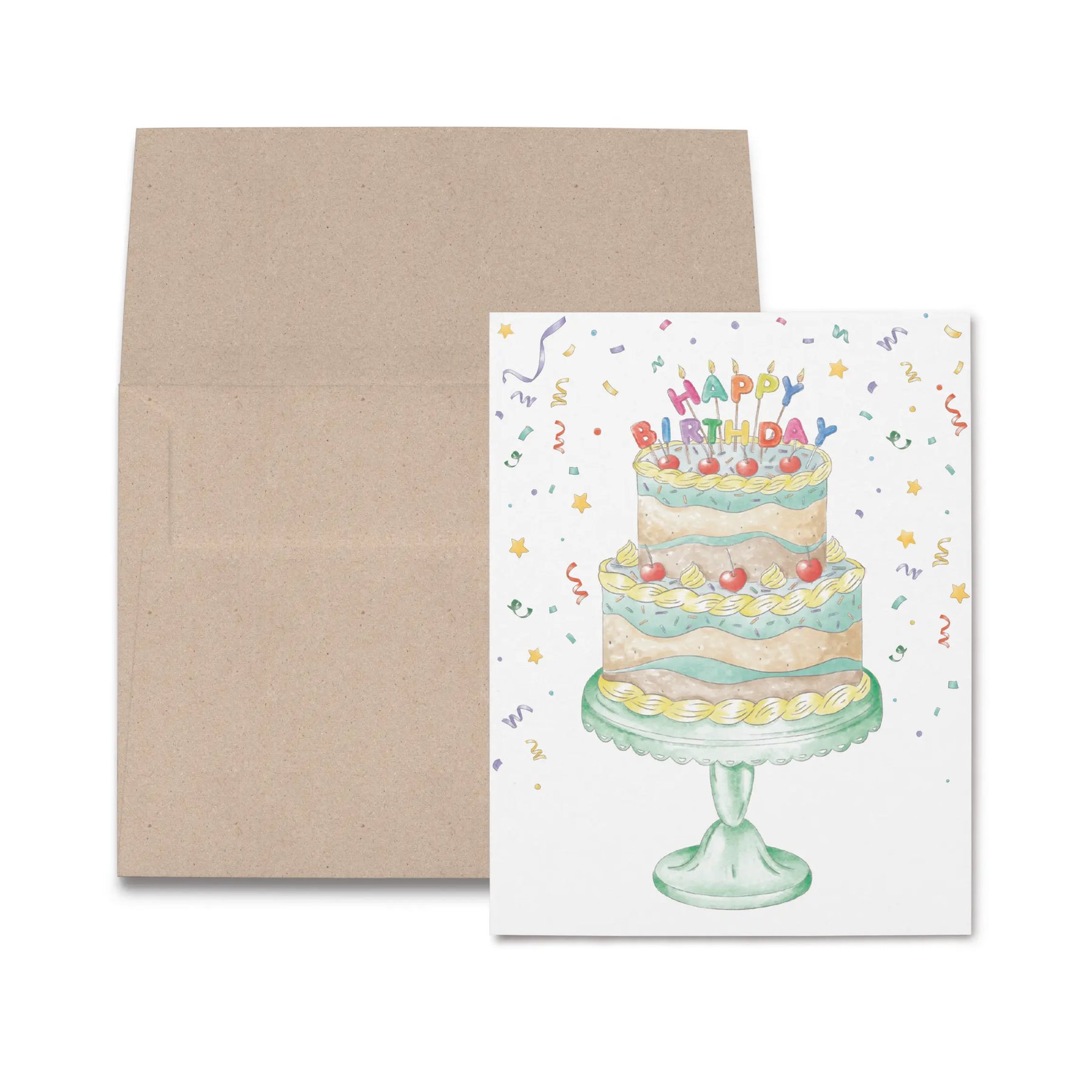Birthday Cake Card Nola Tawk