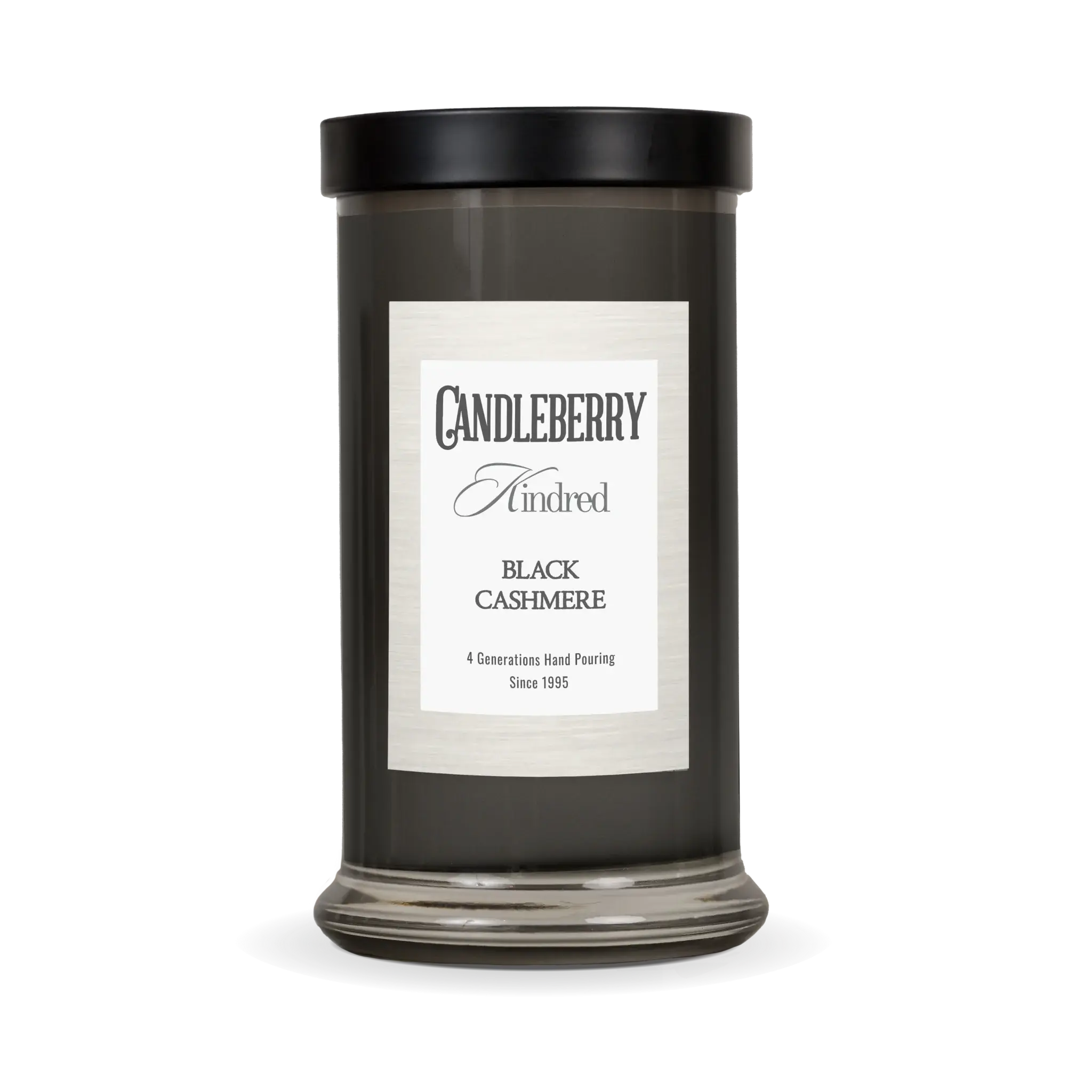 Black Cashmere™, Kindred, Large Jar Candle (Collective) by The Candleberry® Candle Company, scented candle main product photo