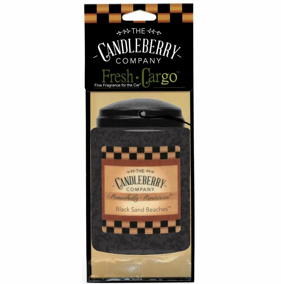 Black Sand Beaches®- "Fresh Cargo"®, Scent for the Car (2-PACK) (Collective) by The Candleberry® Candle Company, scented candle main product photo