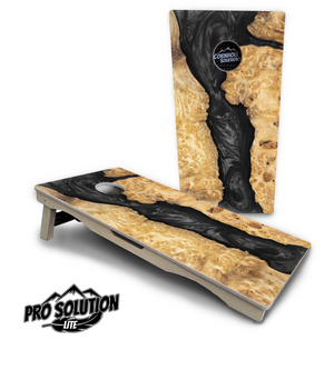 Epoxy Color Options Cornhole Boards (not actual epoxy) - Pro Solution Lite Series by Cornhole Solutions, custom cornhole board detail photo 3
