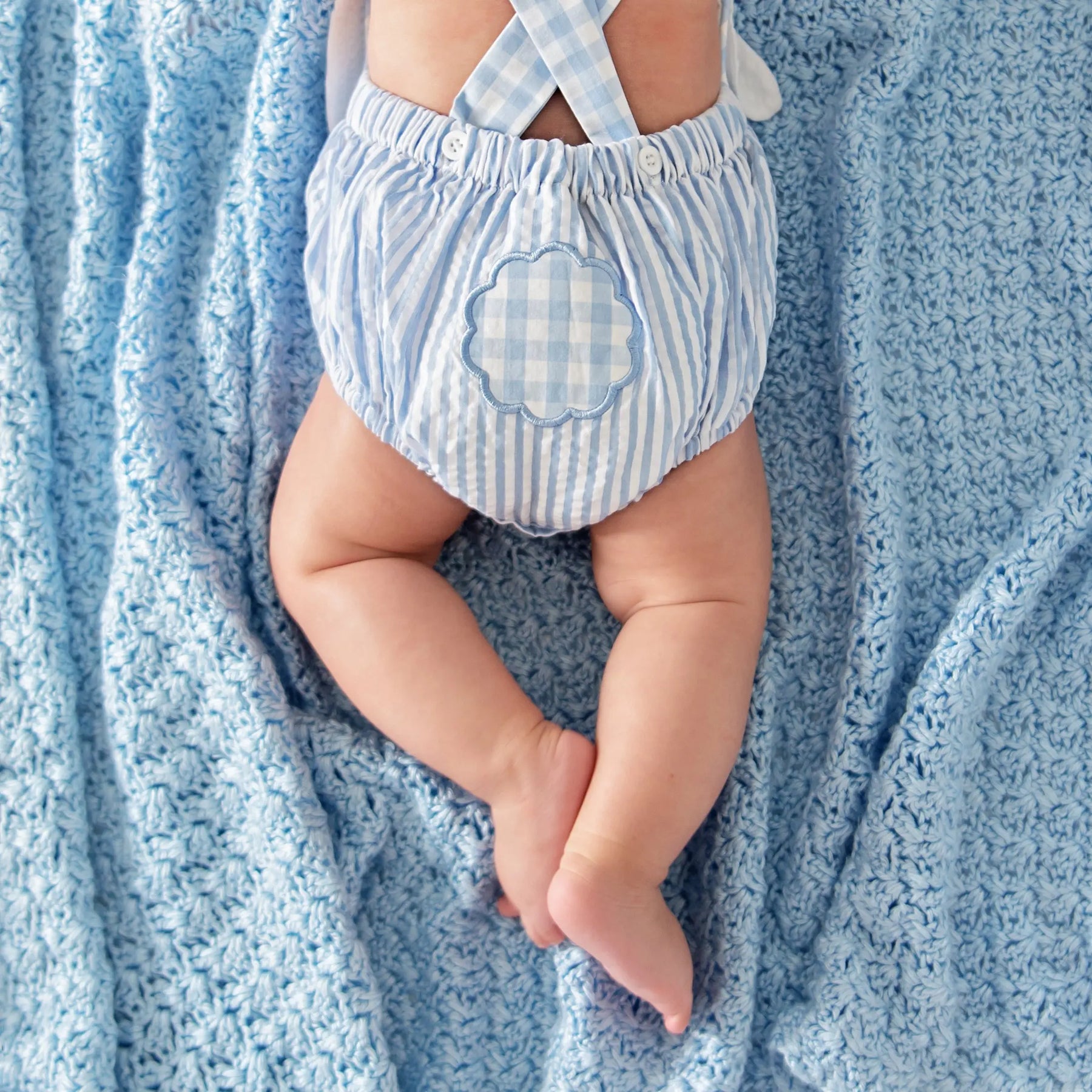 Blue Bunny Sunsuit Seven Lantern Lane