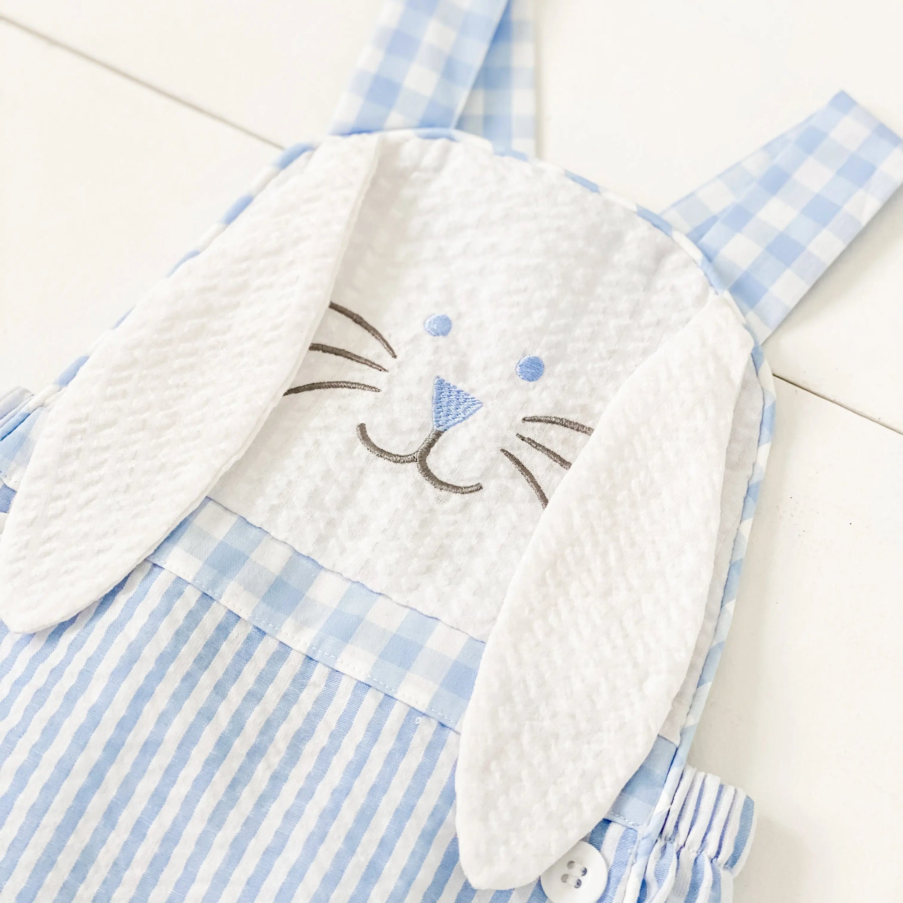 Blue Bunny Sunsuit Seven Lantern Lane